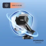 Porodo 3 in 1 Car Phone Holder