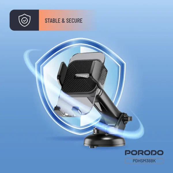 Porodo 3 in 1 Car Phone Holder
